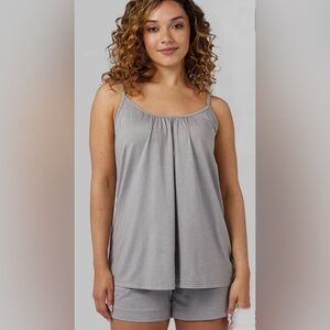 32 degrees bra top cami grey bra top cool top gray tee extra large strappy tee